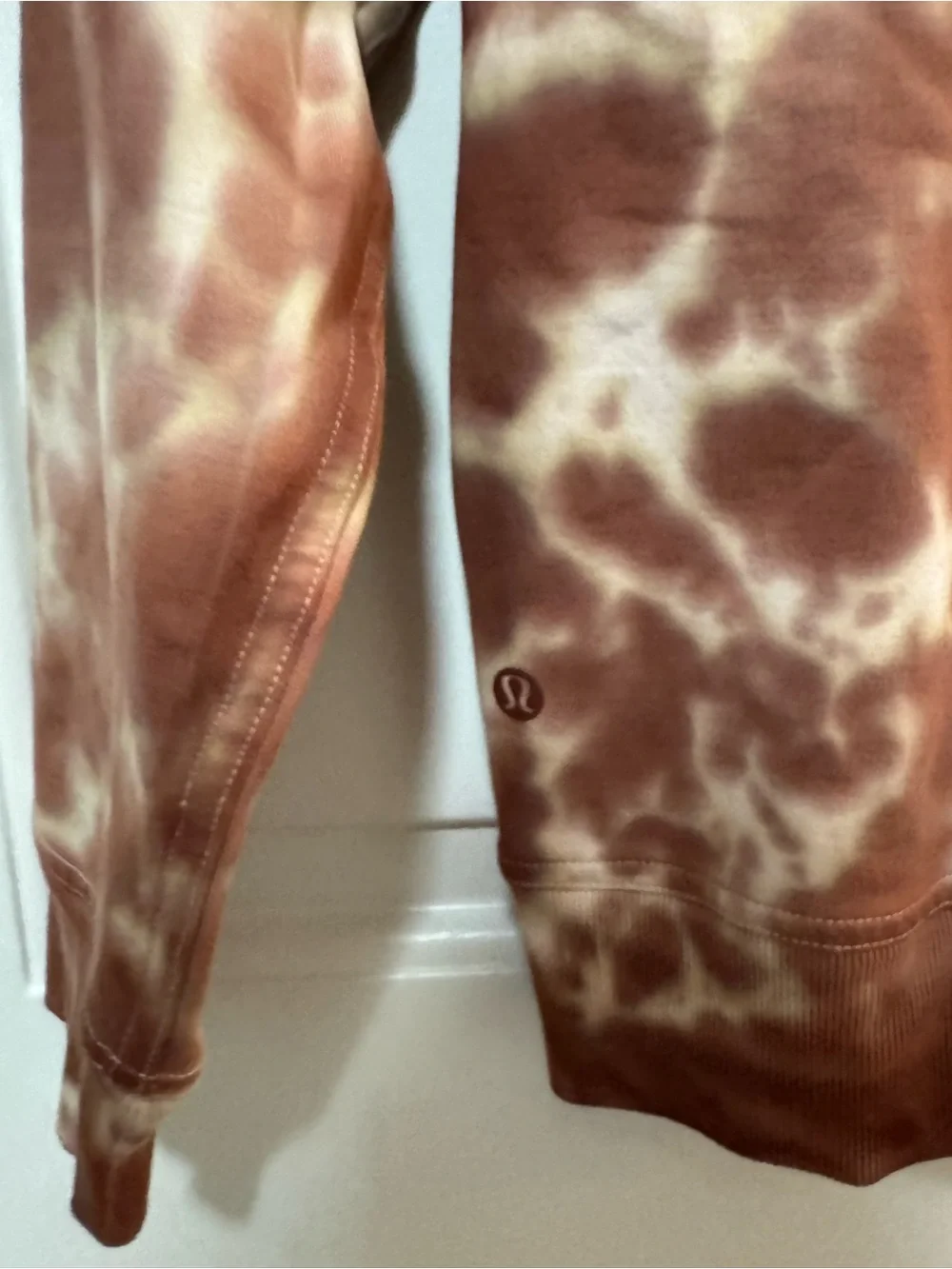 NWOT Lululemon All Yours Hoodie Tie Dye Marmoleado Tie Dye Ancient Copper Size 4